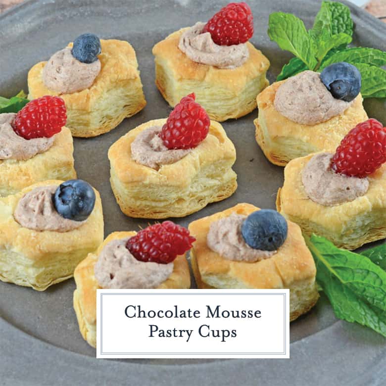 Chocolate Mousse Pastry Cups 