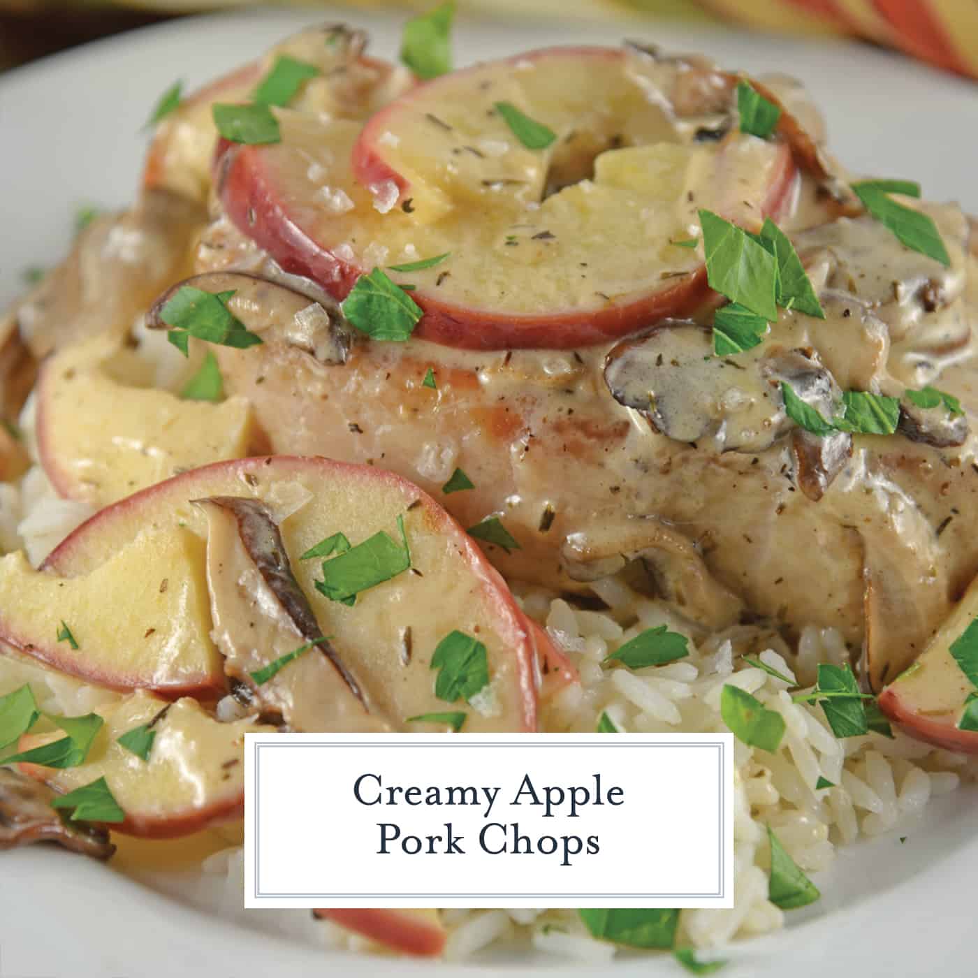 Creamy Apple Pork Chops 