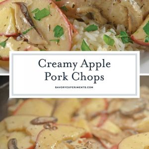 creamy apple pork chops for pinterest 