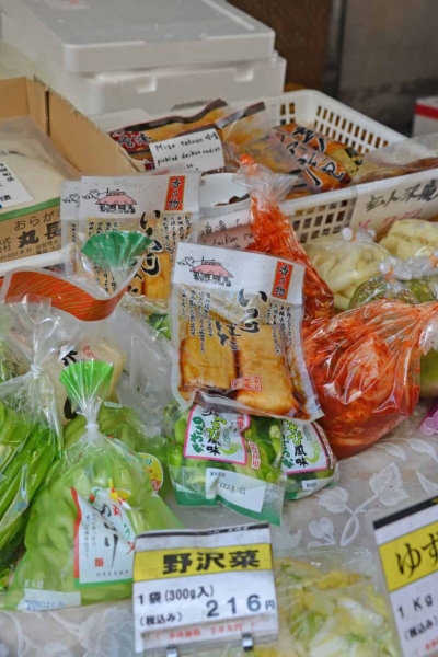 A box filled with different types of food on a table