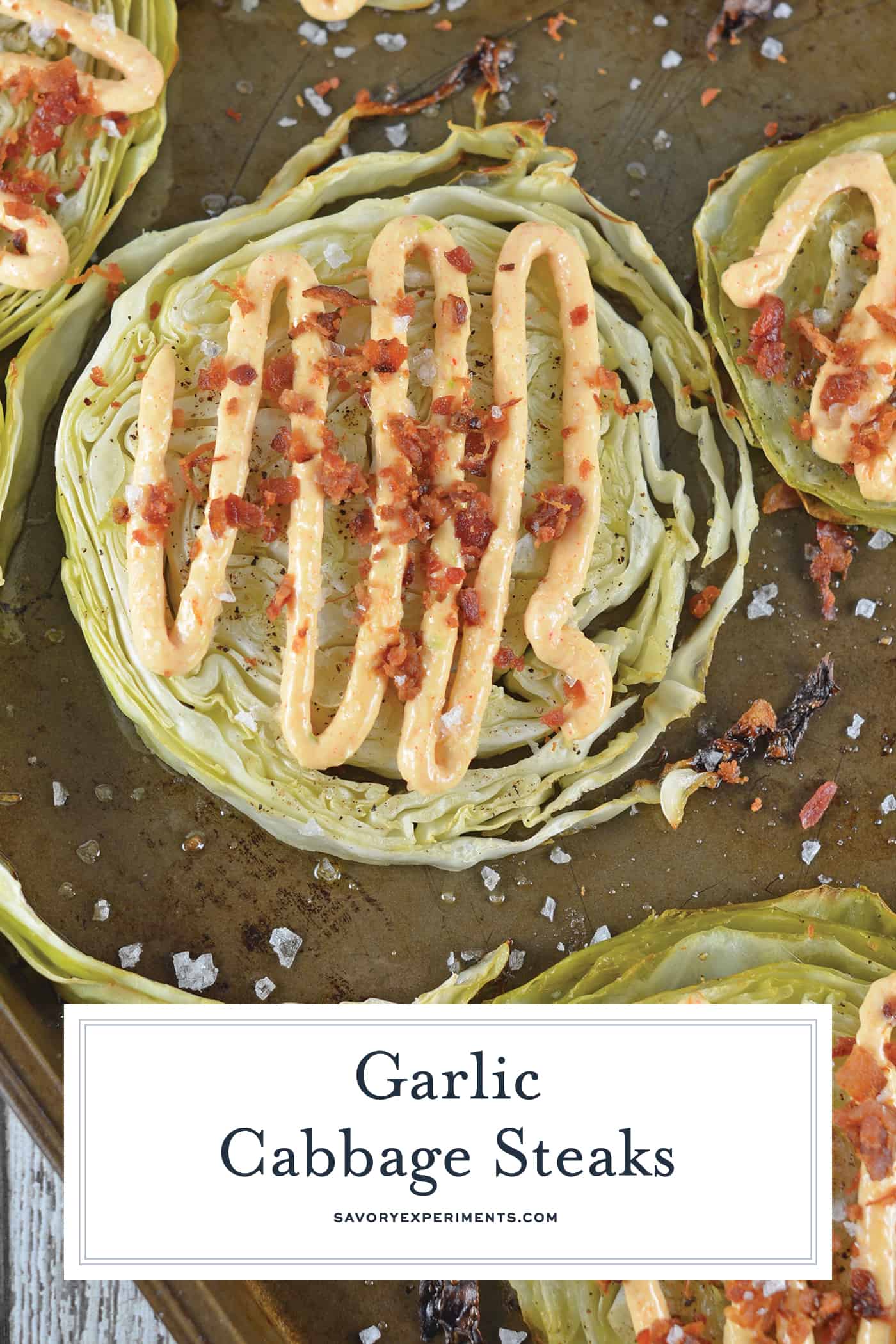 Garlic Cabbage Steaks Cabbage Side Dish Recipe