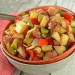 This is a traditional Potatoes O'Brien recipe with one special ingredient to really amp up the flavors! Potatoes, bell peppers and onions, you just can't go wrong!
