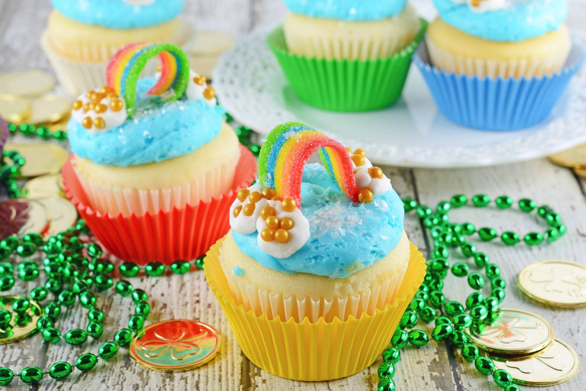 Rainbow Cupcakes