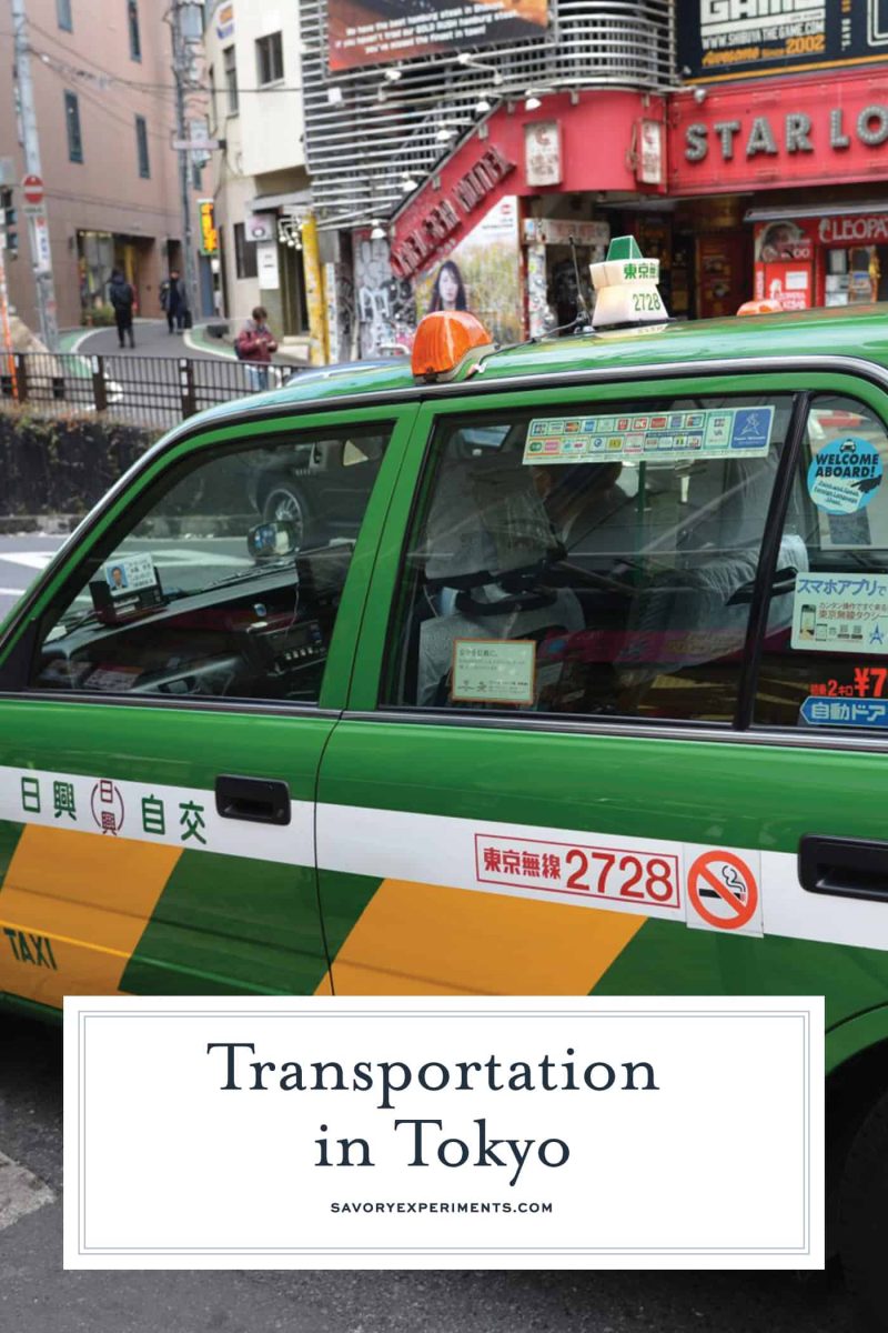 Your easy guide to transportation in Tokyo, Japan from walking, to buses, cabs, Uber, bike and the rails. #tokyo #japan www.savoryexperiments.com