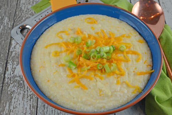 Creamy Cheddar Grits 2 Creamy Cheddar Grits are the perfect addition to any breakfast, lunch or dinner. Make the perfect consistency and taste every time!