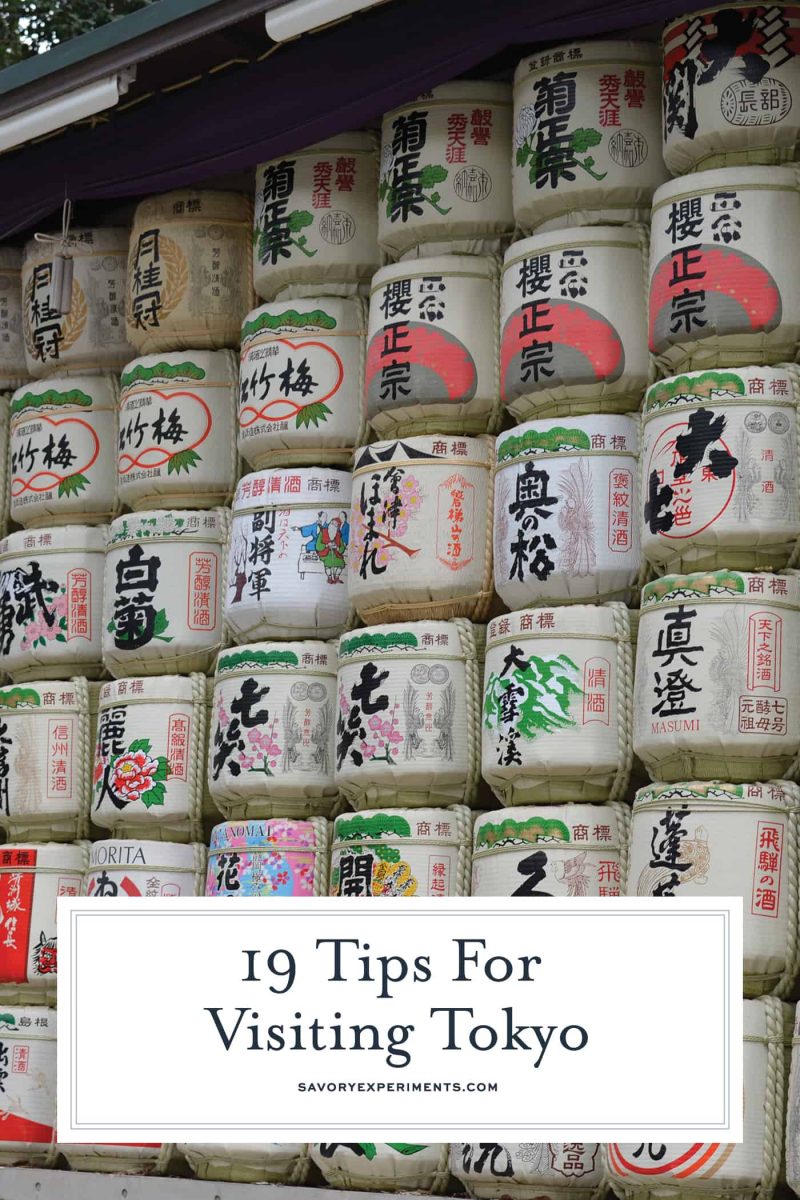 19 tips and tidbits to know before your visit to Tokyo. Make the trip smoother by reading this short article! #tokyo www.savoryexperiments.com