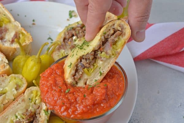 Sausage Stromboli 8