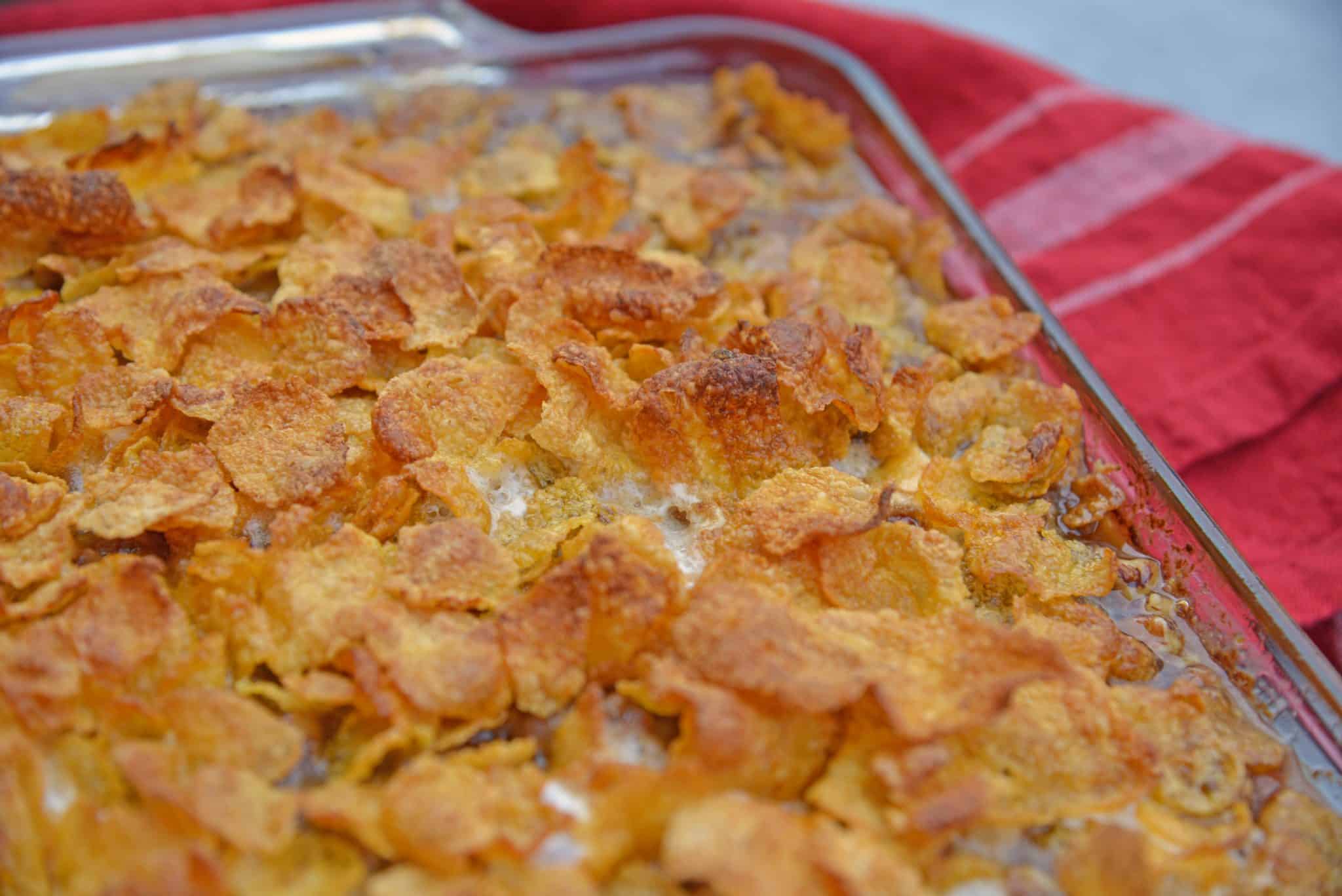 Sweet Potato Casserole with Pecans is the ultimate sweet potato souffle recipe using fresh sweet potatoes, pecan topping and marshmallows. #sweetpotatocasserole #sweetpotatosouffle www.savoryexperiments.com