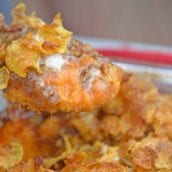 Sweet Potato Casserole with Pecans is the ultimate sweet potato souffle recipe using fresh sweet potatoes, pecan topping and marshmallows. #sweetpotatocasserole #sweetpotatosouffle www.savoryexperiments.com