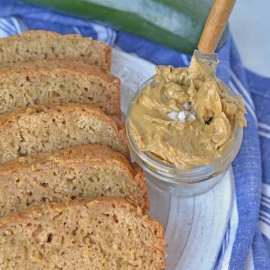 Best Zucchini Bread is the most moist zucchini bread recipe made by a pastry chef. One of the best zucchini recipes ever! Serve with zingy molasses butter. #bestzucchinibread #zucchinirecipes www.savoryexperiments.com