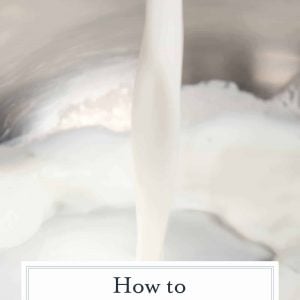 How to Scald Milk for Pinterest