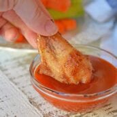 Homemade Buffalo Sauce is an easy blend of just two ingredients! Use other buffalo sauce ingredients to make fun twists for all your buffalo recipes! #buffalosauce #buffalosaucerecipe www.savoryexperiments.com