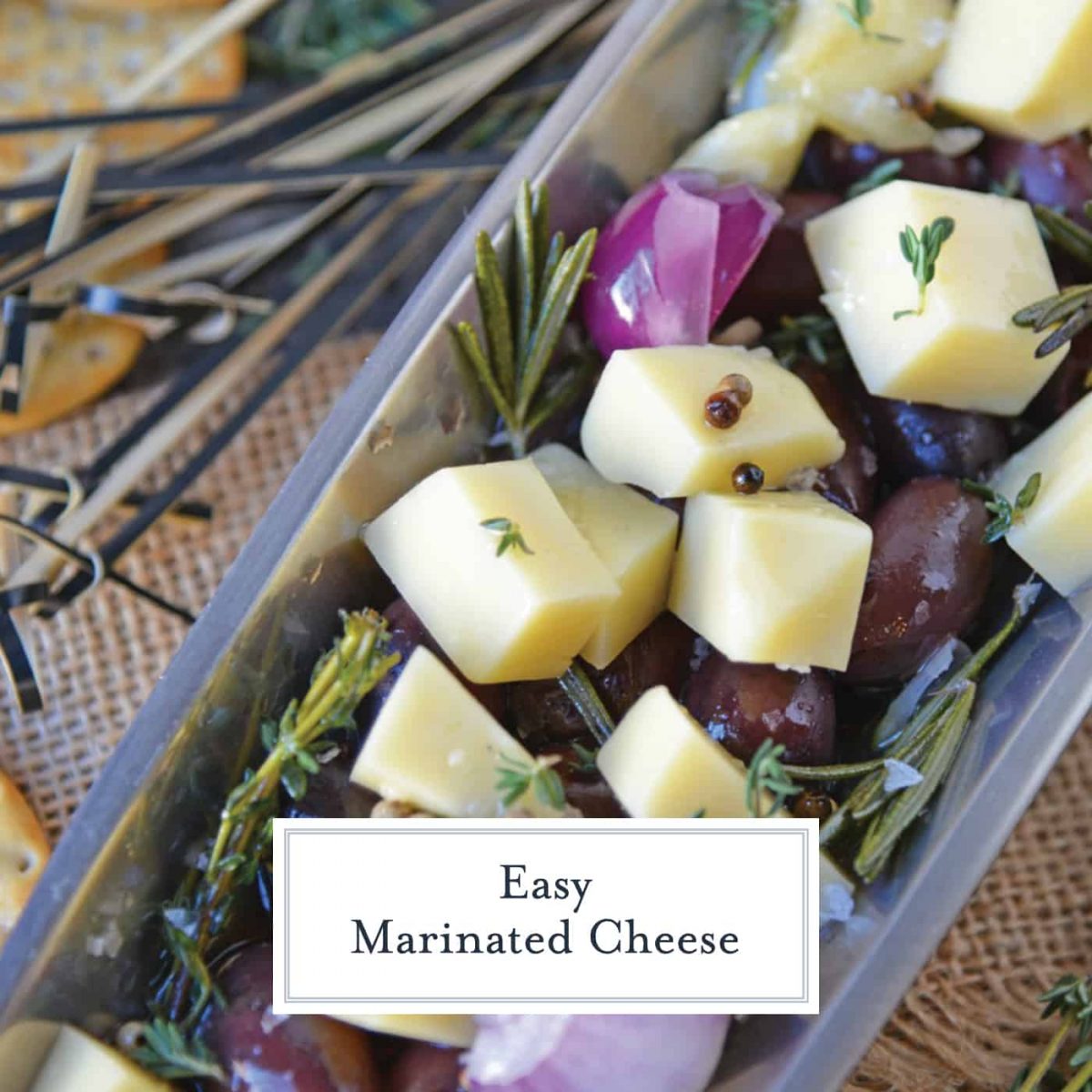 Easy Marinated Cheese How to Marinate Cheese
