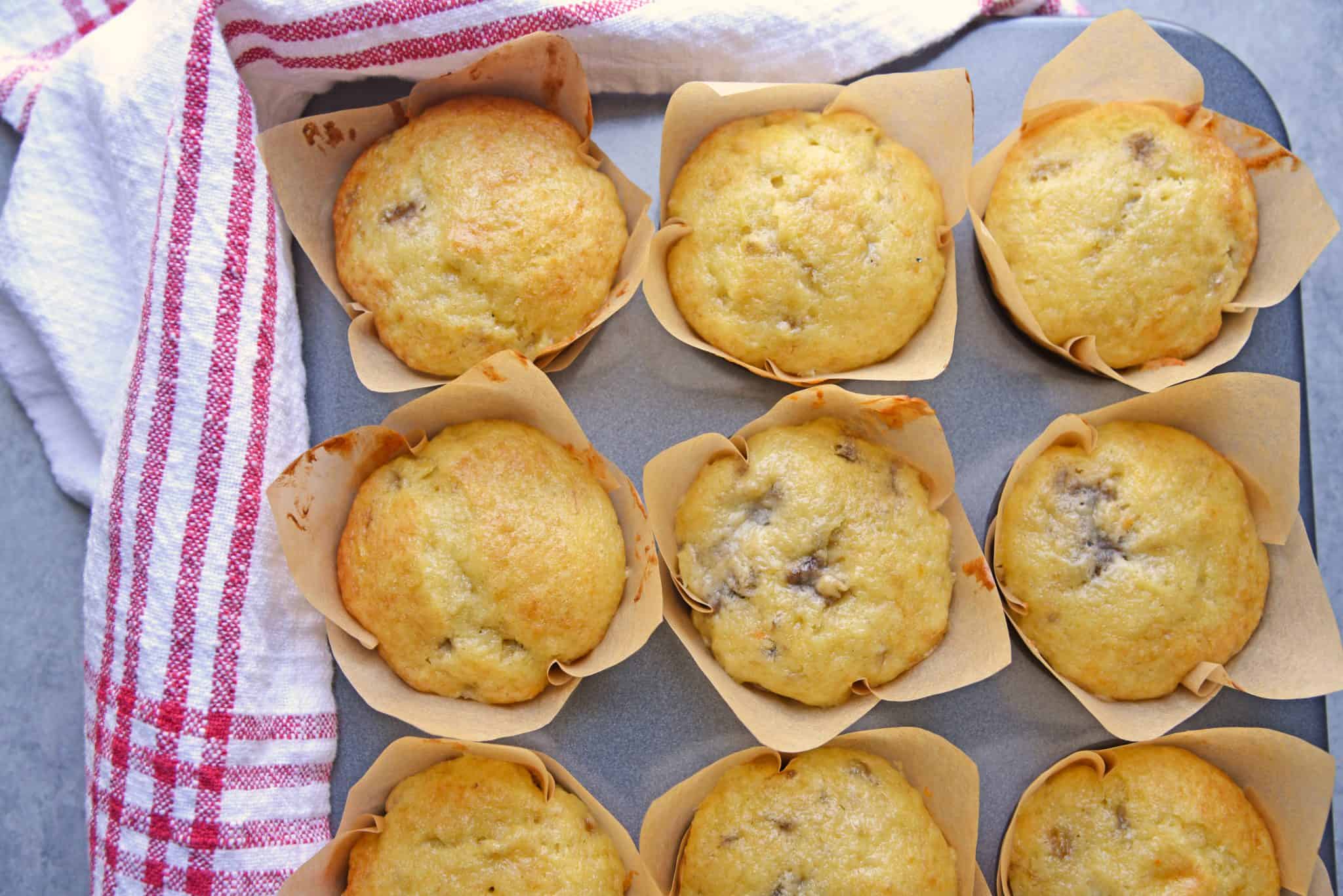 Five Ingredient Banana Cupcakes are a fabulous alternative to making banana bread with overly ripe bananas. This easy cupcake recipe will blow your mind! #easycupcakerecipes #bananacupcakes #bananarecipes www.savoryexperiments.com