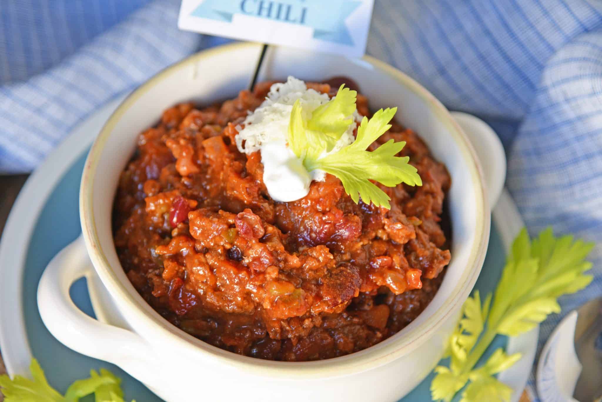 Blue Ribbon Award Winning Chili | The BEST Chili Recipe