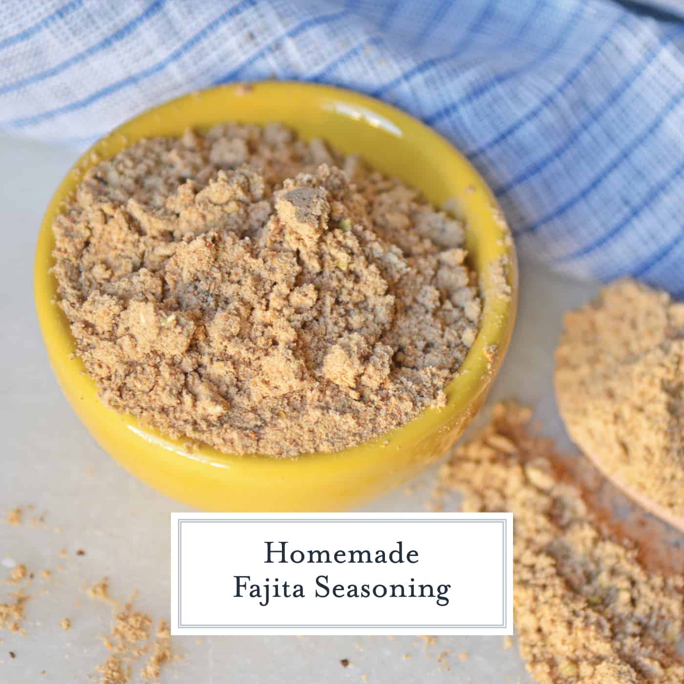 Homemade Fajita Seasoning is easy to make with spices you already have in your pantry. Control salt, sugar and heat by making your own for the best fajitas! #fajitaseasoning #fajitarecipe www.savoryexperiments.com  