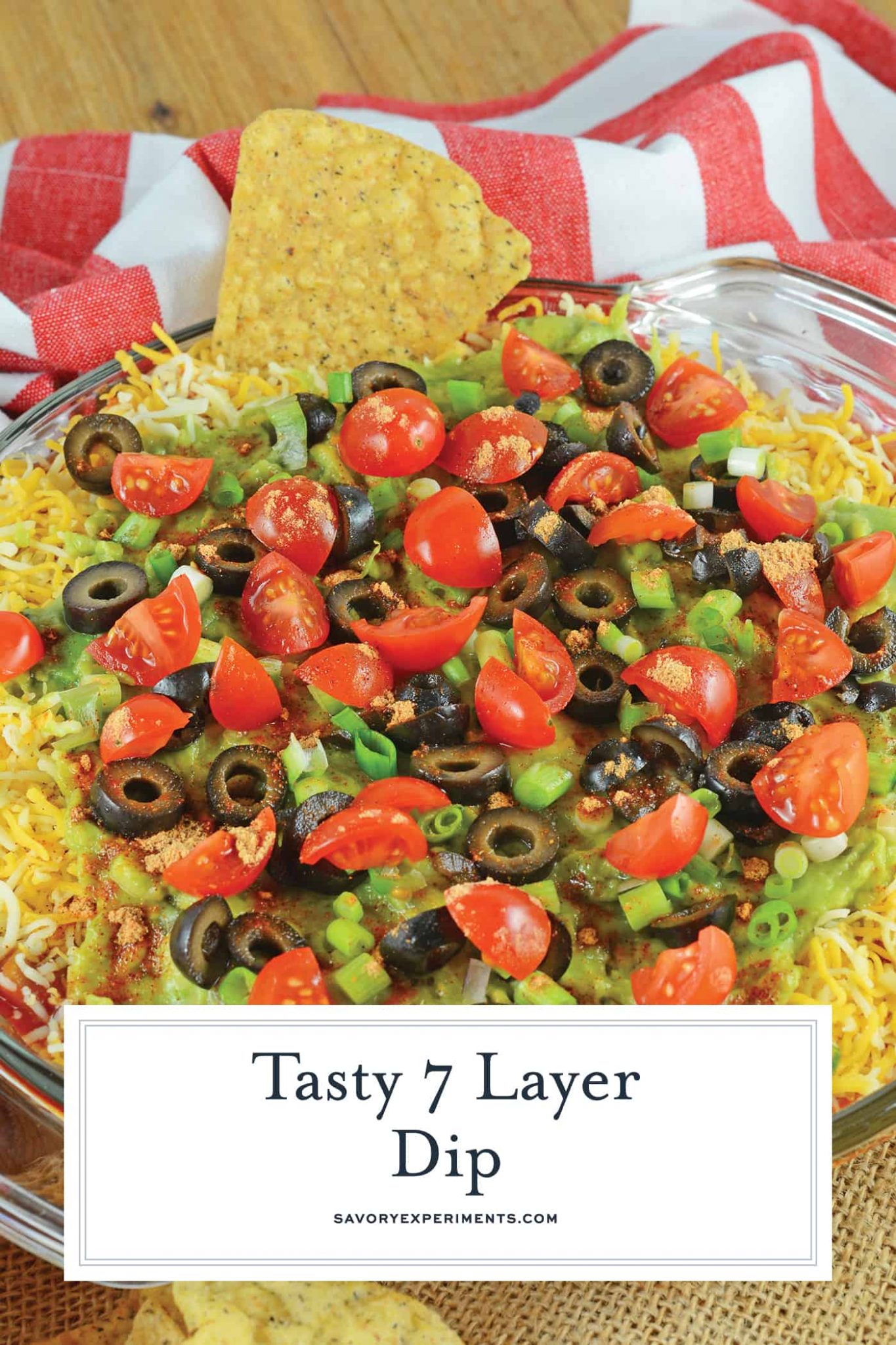 7 Layer Dip Seven Layer Mexican Bean Dip Appetizer