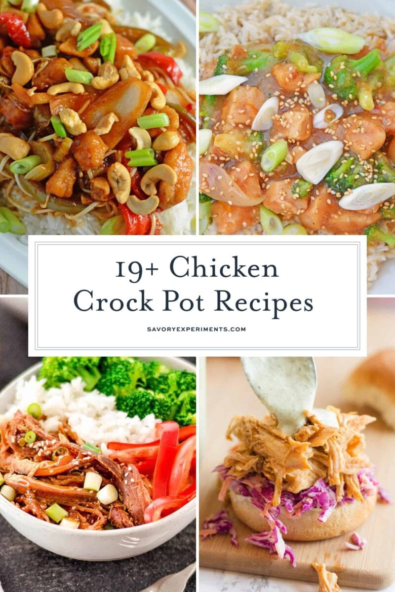 19 Easy Crock Pot Chicken Recipes - Slow Cooker Chicken