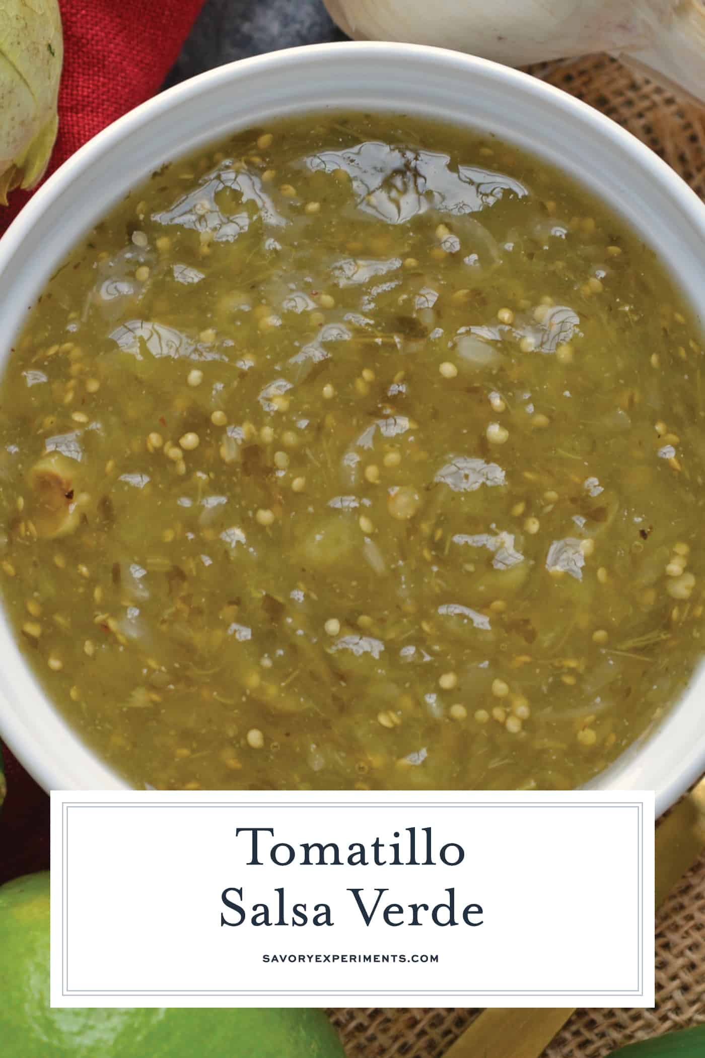 Tomatillo salsa verde recipe