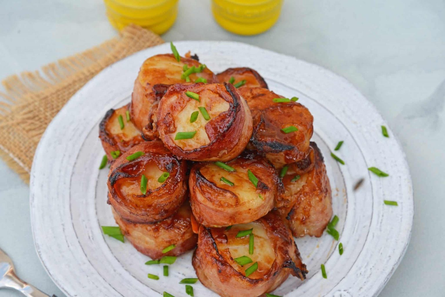 Bacon Wrapped Scallops Crispy Bacon + Big Creamy Scallops