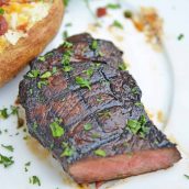 The BEST Easy Steak Marinade will be the only marinade you ever use in the future! You only need 3 ingredients and 30 minutes for this steak marinade. #steakmarinade #beststeakmarinade www.savoryexperiments.com