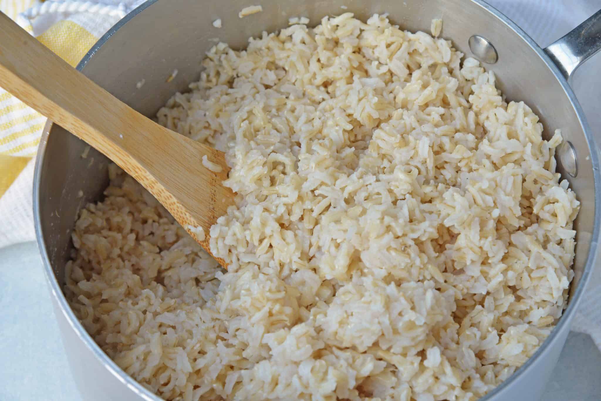 Ginger Rice is an easy and delicious jasmine rice recipe that's full of flavor. Great as a standalone side or as part of another Asian dish. #gingerrice #jasminericerecipes www.savoryexperiments.com