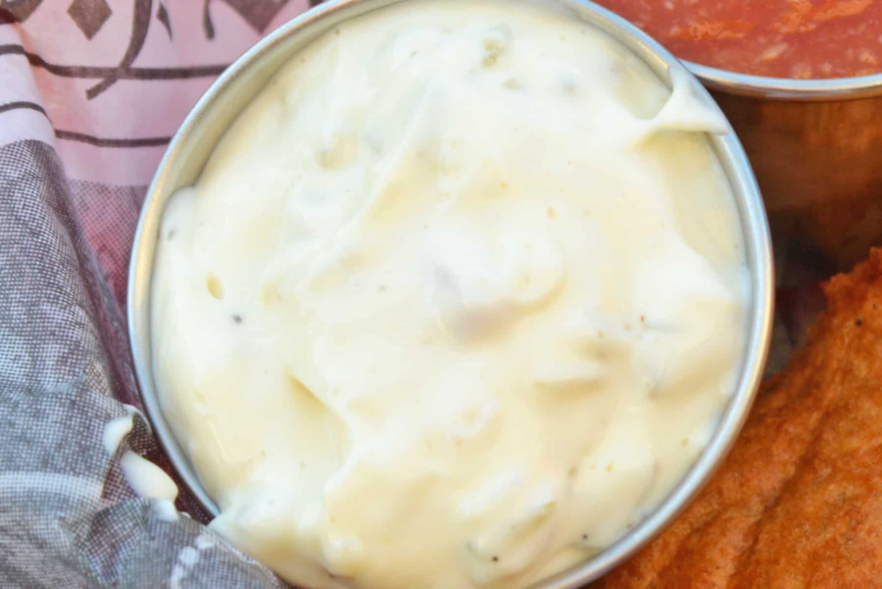With just 6 main ingredients, this homemade tartar sauce recipe can be made in just minutes. You'll never buy tartar sauce at the store again! #tartarsauce #tartarsaucerecipe #homemadetartarsauce www.savoryexperiments.com