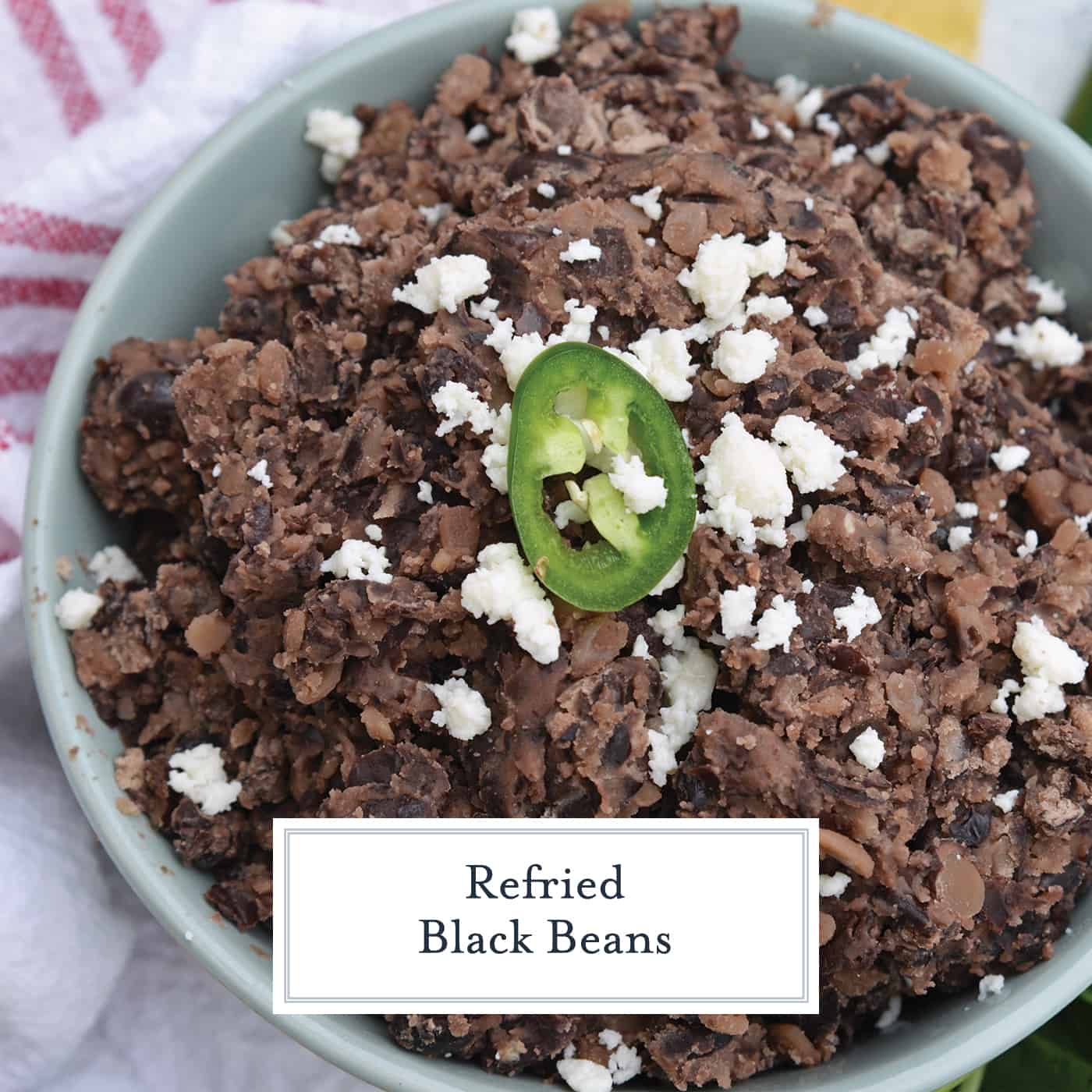These homemade refried black beans are simple and easy to make and so versatile! Serve as a dip, on tacos, burritos or nachos or as a side to any dish! #homemaderefriedbeans #howtomakerefriedbeans #refriedblackbeans www.savoryexperiments.com