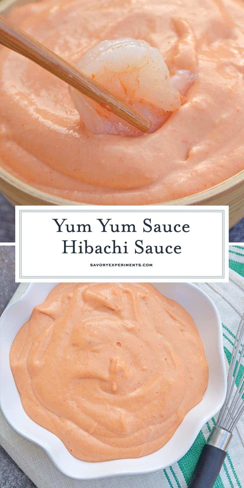 Homemade Yum Yum Sauce pinterest pin 