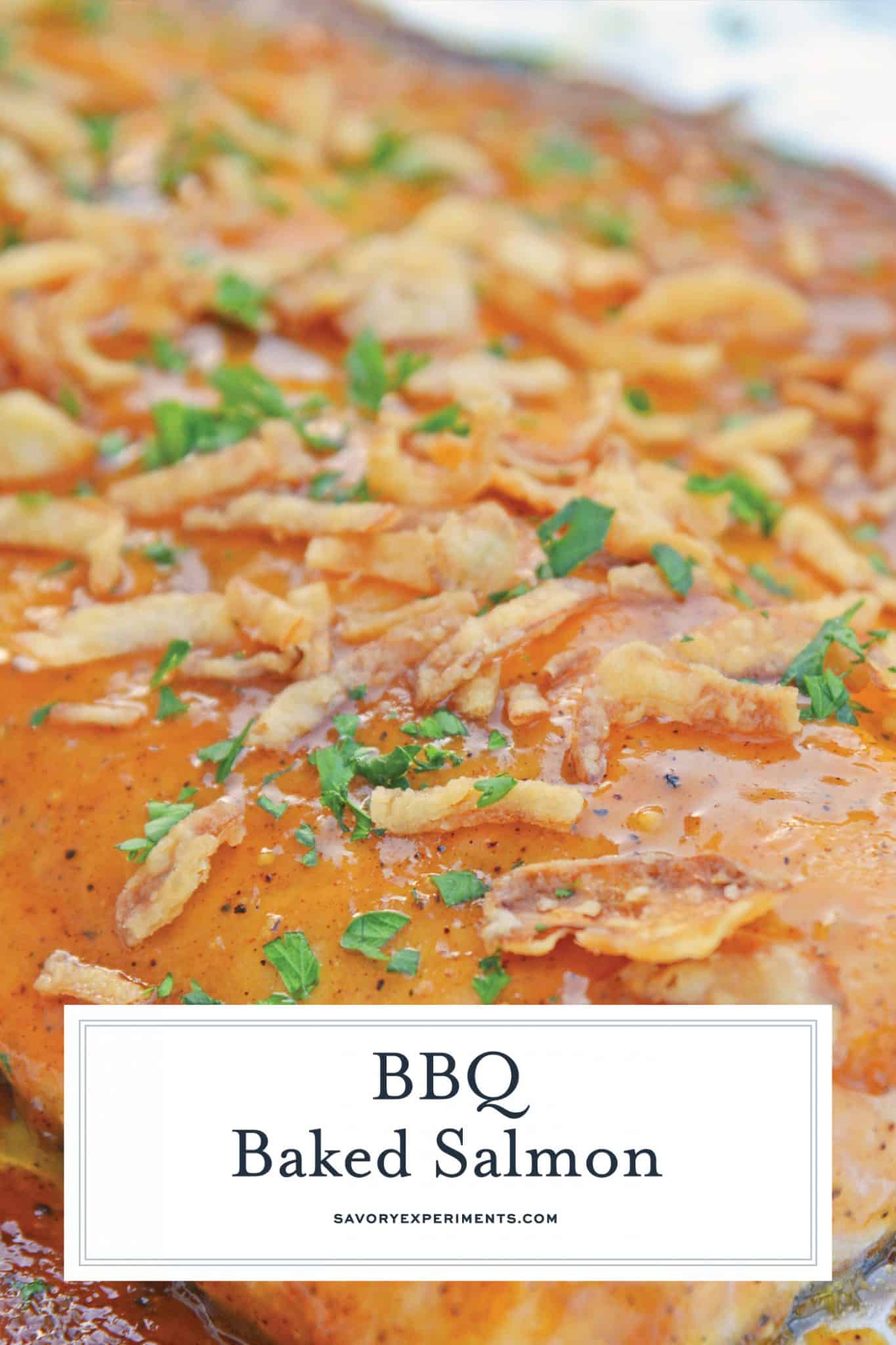 Quick and Easy BBQ Baked Salmon - Baked Salmon in the Oven
