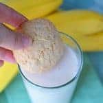 These Soft Banana Cookies will become your favorite thing to make with overripe bananas! They're soft, chewy and delicious - great with a glass of milk! #bananacookierecipe #bananacookies www.savoryexperiments.com