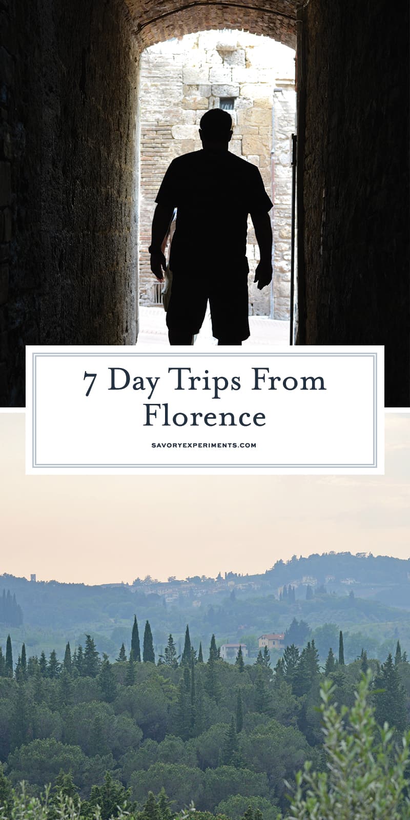 If you are looking to escape the bustle of the city, here are 7 fabulous day trips from Florence! #florence #tuscany www.savoryexperiments.com