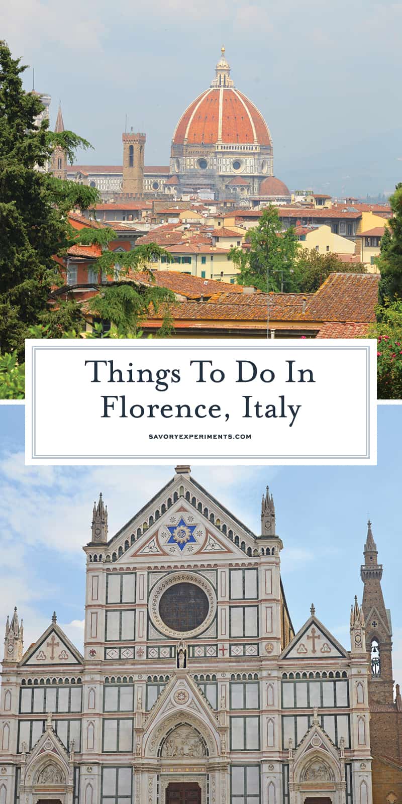 Things to do in Florence, a city full of architecture, mystery, intrigue, art and of course, food! #florenceitaly #thingstodoinflorence www.savoryexperiments.com