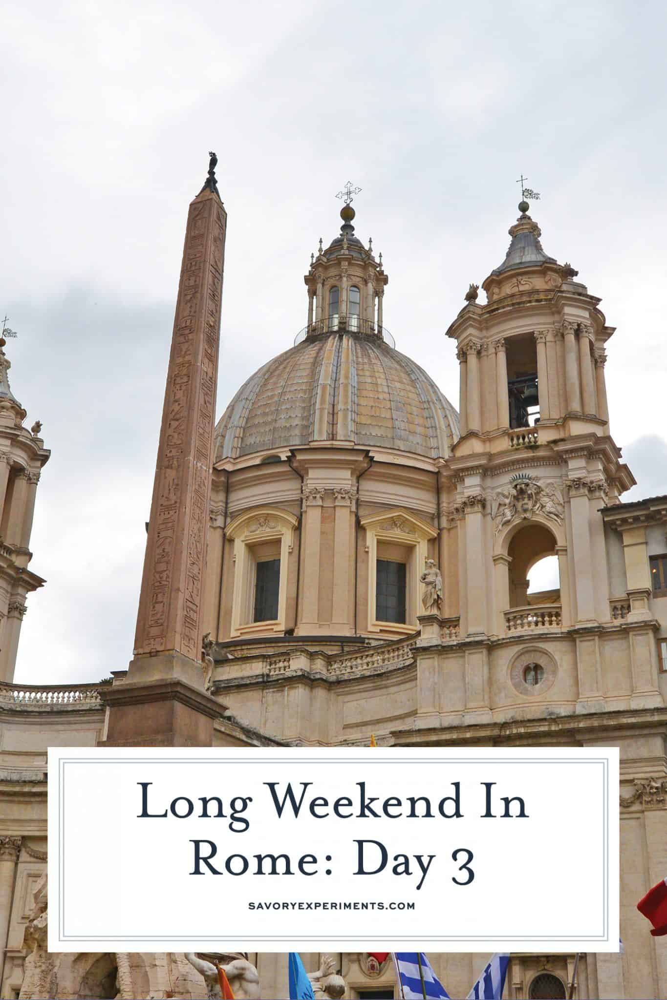 Day 3 of your Rome walk tour covers the Colosseum, Roman Forum, Palatine Hill, Arch of Constantine. Walk with the gladiators! #romewalkingtour #romeitaly www.savoryexperiments.com