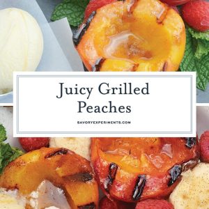 Grilled Peaches for Pinterest