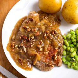 Instant pot pork chops with beans and potatoes