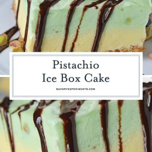 Pistachio Ice Box Cake for Pinterest