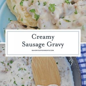 Creamy Sausage Gravy for Pinterest