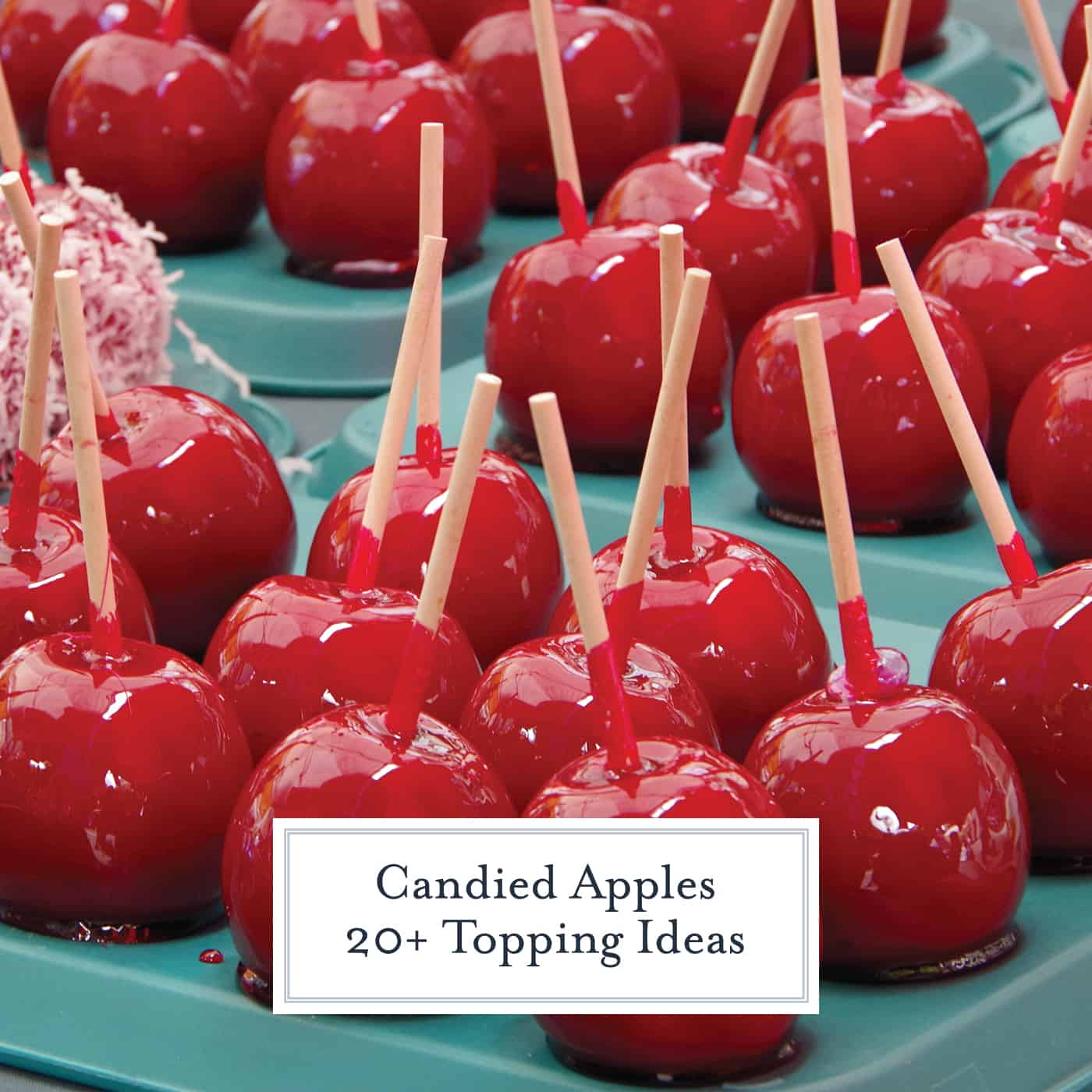 The classic candied apple is a beautifully colorful, glassy red apple. A lollipop candy coating with lush and slightly sour crunchy apple inside. #candiedapples www.savoryexperiments.com 