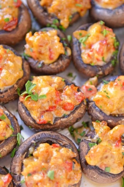 sausage stuffed mushrooms