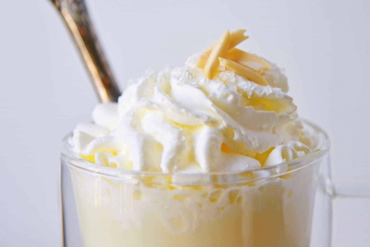 Almond Hot Chocolate White Hot Chocolate Recipes