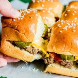 Pile of big mac sliders