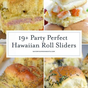 Hawaiian bread sliders collage