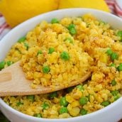 This Mexican Cauliflower Rice recipe is a deliciously easy and cheesy cauliflower rice made with simple ingredients and lots of flavor. #cheesycauliflowerrice #cauliflowerricerecipe #mexicancauliflowerrice www.savoryexperiments.com