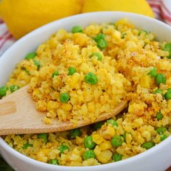 This Mexican Cauliflower Rice recipe is a deliciously easy and cheesy cauliflower rice made with simple ingredients and lots of flavor. #cheesycauliflowerrice #cauliflowerricerecipe #mexicancauliflowerrice www.savoryexperiments.com