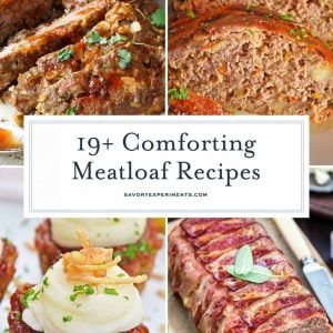 collage of meatloaf recipes