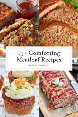 collage of meatloaf recipes