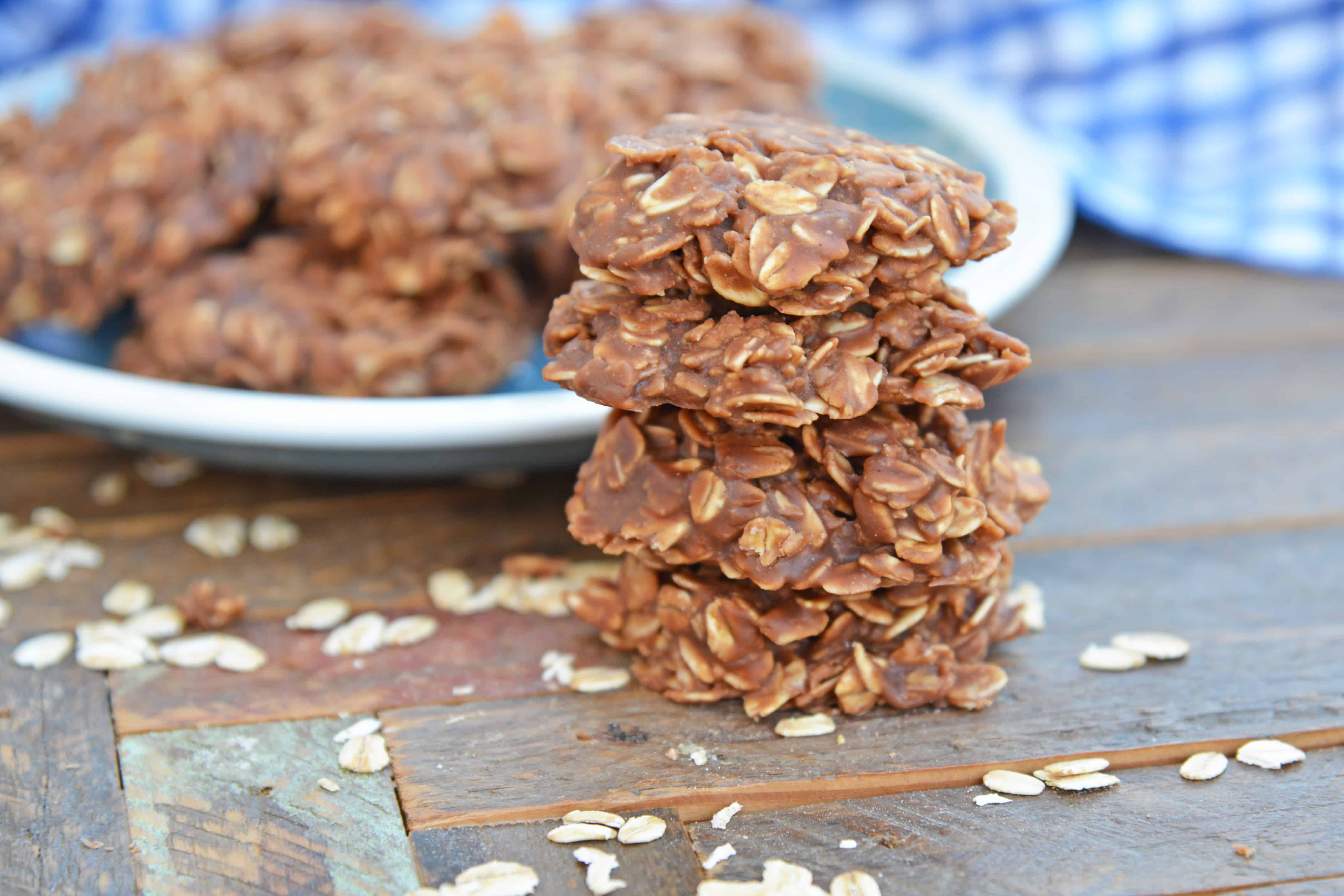 If you've always thought oatmeal no bake cookies were difficult, this classic no bake cookie recipe will change your mind. With these tips, you'll end up with the perfect peanut butter no bake cookies every time! #oatmealnobakecookies #classicnobakecookies www.savoryexperiments.com