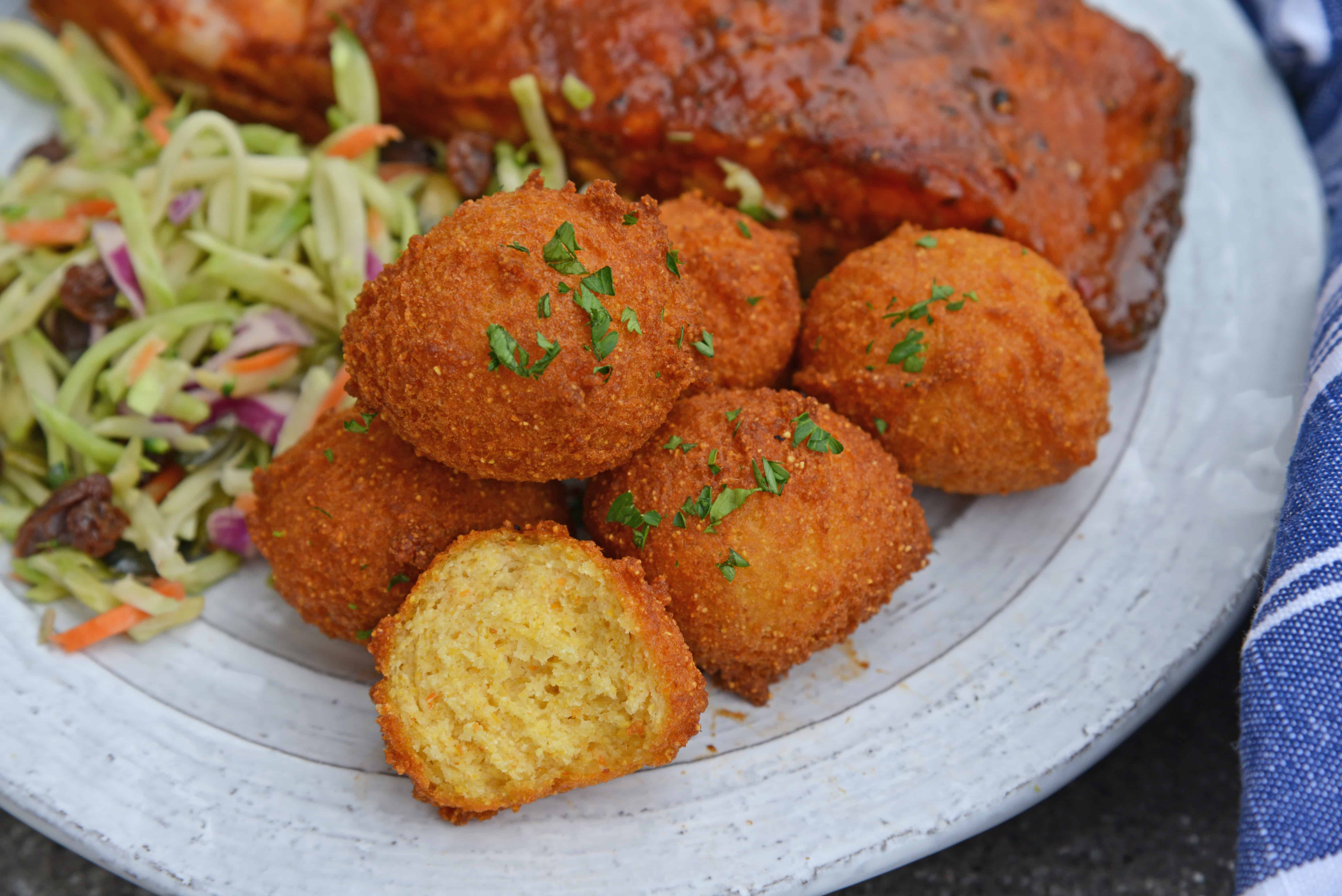 EASY Southern Hush Puppies Recipe Fried Cornbread in 30 minutes!