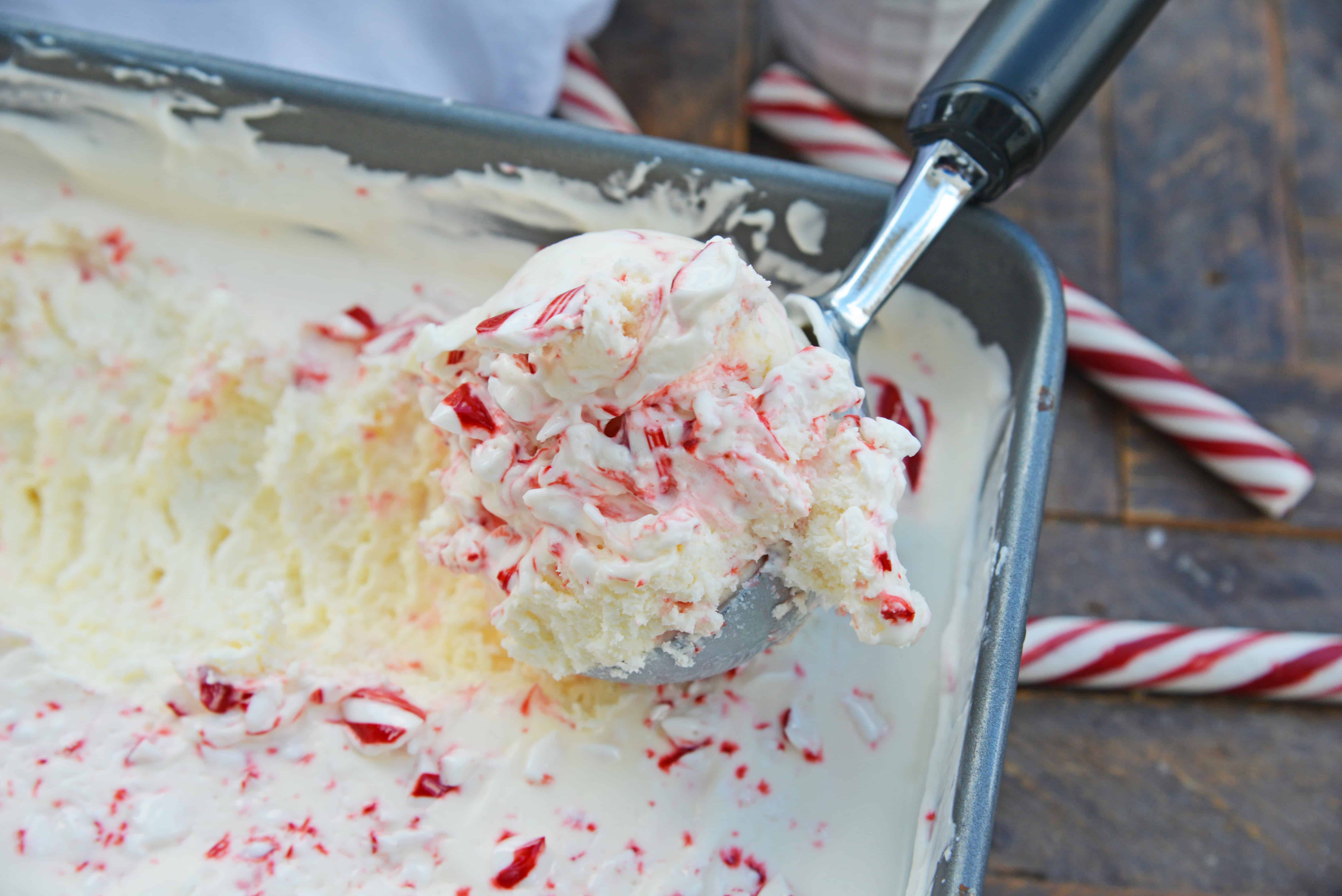 No Churn Peppermint Ice Cream Candy Cane Ice Cream